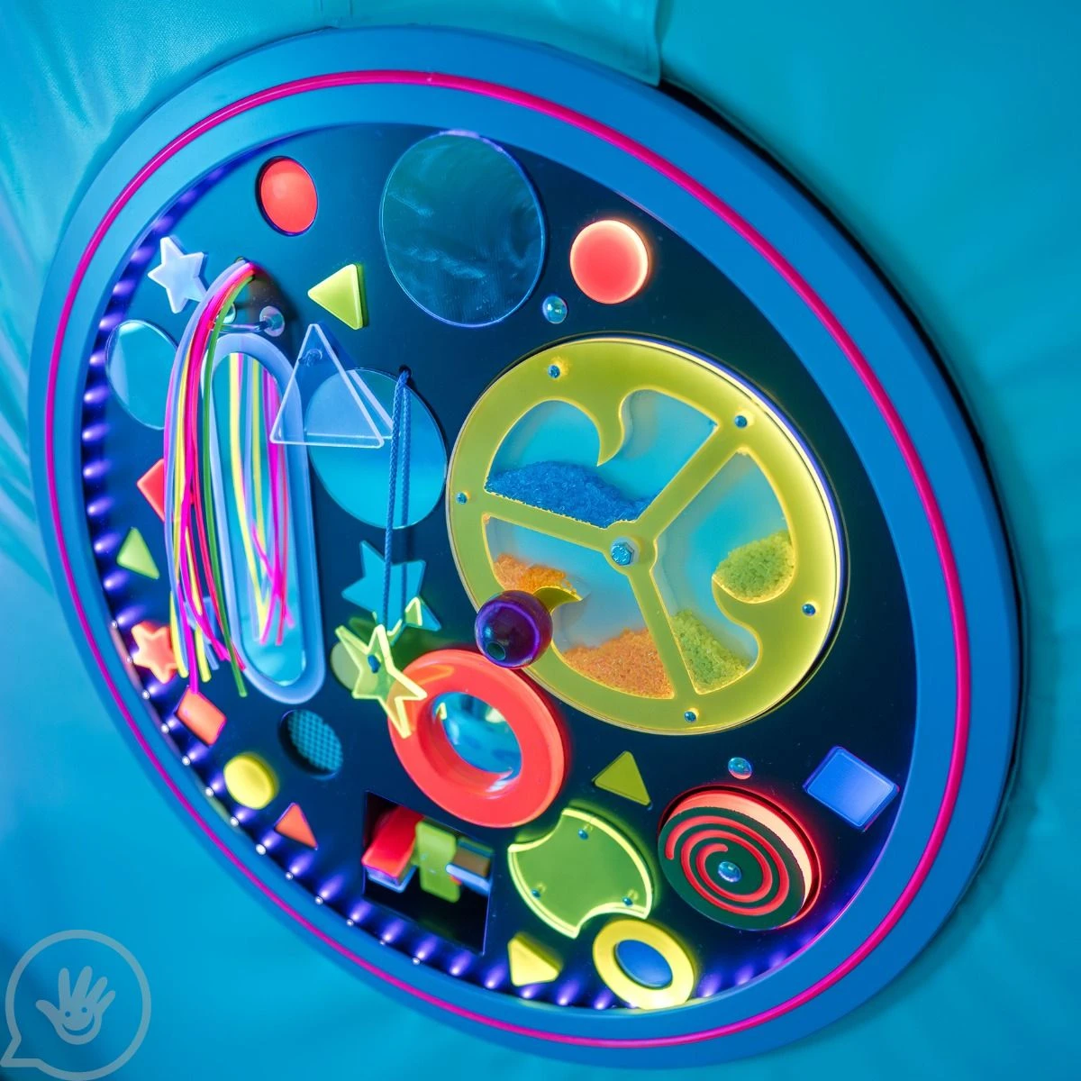 Round UV Musical Tactile Wall Panel With SensaSoft™ Panel And Platform 14 Round UV Musical Tactile Wall Panel With SensaSoft™ Panel And Platform - Image 14