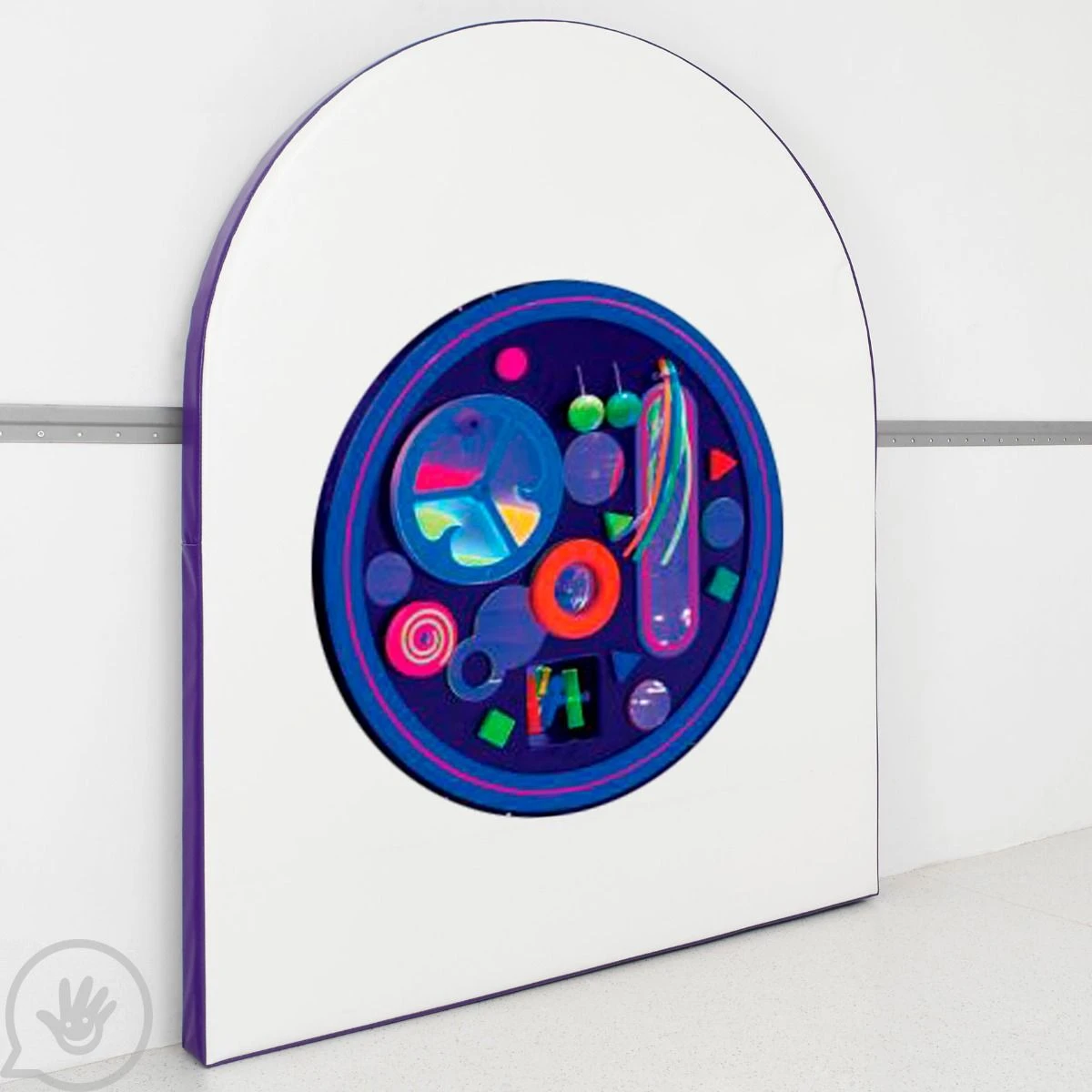 Round UV Musical Tactile Wall Panel With SensaSoft™ Panel And Platform 2 Round UV Musical Tactile Wall Panel With SensaSoft™ Panel And Platform - Image 2