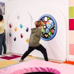 Round UV Musical Tactile Wall Panel With SensaSoft™ Panel And Platform 28 Round UV Musical Tactile Wall Panel With SensaSoft™ Panel And Platform -Children Sensory Toys sp7288p round musical tactile activity wall panel 1 1