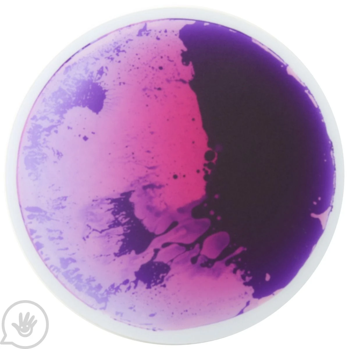 Round Gel Floor Tiles - Set Of 4 - Purple, Blue, Orange, Green 2 Round Gel Floor Tiles - Set Of 4 - Purple, Blue, Orange, Green - Image 2