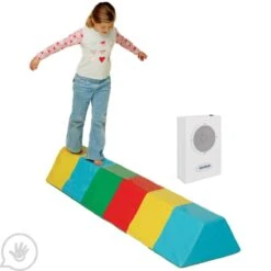 Interactive Balance Beam -Children Sensory Toys sp7350 big 75 35 0 noisy balance beam 3 with speaker