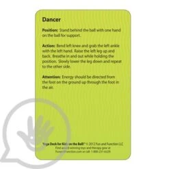 Yoga Deck For Kids On The Ball 38 Yoga Deck For Kids On The Ball -Children Sensory Toys sr4585 yoga cards2