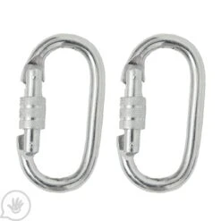 Oval Carabiner - Set Of 2 6 Oval Carabiner - Set Of 2 -Children Sensory Toys wr8373 silo 1